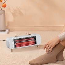 전기히터 사무실 난방기 난로 전기 탁상용 가정용 소형 열풍 온열기 캠핑 미니히터, 오렌지350W단일튜브절전