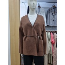 헤지스레이디스 [20FW] 카멜 스트랩 울혼방 가디건 HSSW0D961 CM123154