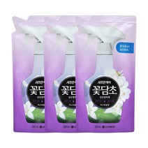 샤프란 꽃담초 자스민꽃 섬유 탈취제 리필, 320ml, 3개