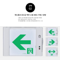 LED 피난구 유도등 벽부형, 1개