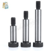 M5 M6 M8 M10 직경 = 6 8 10 12mm 등급 12.9 강철 육각 육각 소켓 캡 헤드 숄더 롤러 베어링 나사 볼트 고, 16 75mm, 03 M5 shoulder dia 6mm