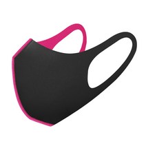 휘마스크(weemask) 스타핏 패션마스크 자외선차단 블랙핑크 소형 1P, 1개, 핑크블랙 소형(작은얼굴용)