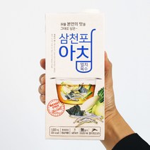 오모패밀리 삼천포 아침 멸치육수, 1000ml, 10개