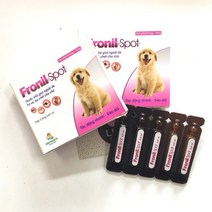 프론일 스팟 바르는 강아지 진드기 벼룩 제거 앰플 Fronil Spot