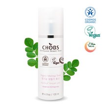 CHOBS(찹스) 유기농 모링가 토너 120ml 스킨/토너/화장수, 1개