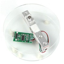 Lopbinte 디지털 로드 셀 무게 센서 HX711 AD 변환기 브레이크아웃 모듈 Arduino용 5KG 휴대용 전자 주방 규모