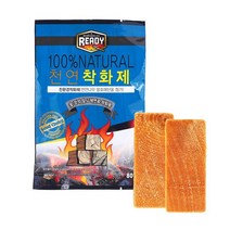 천연 착화제 레디큐 80g 나무원료 착화용