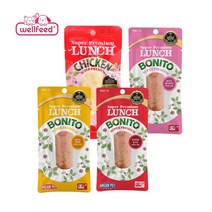 런치보니또 고양이간식 20g 4종(참치 치킨 가쓰오부시 그릴치킨), 30개