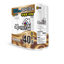 복이많은집 3겹 롤화장지 20m, 40롤, 2팩