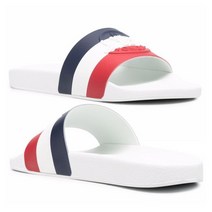 [몽클레어] [명품] 23SS JEANNE 삼선 로고 슬리퍼 화이트 4C000 60 01A