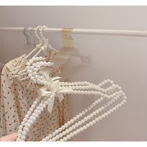 예쁜 진주 옷걸이 논슬립 옷가게 니트 예쁜 여성의류매장 40cm