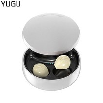 초소형 블루투스 오픈형 무선 이어폰 YUGU X21S 미니 보이지 않는 헤드폰 스포츠 소, 05 Beige