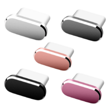 갤럭시 휴대폰 C핀 마개 컬러 C핀 충전 보호캡 충전홀 덮개 알루미늄 합금 재질, 블랙, 1개