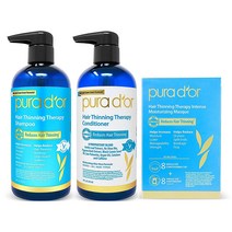 퓨라도르 헤어 씨닝 테라피 세트 샴푸 컨디셔너 마스크 / PURA DOR Hair Thinning Therapy Shampoo Conditioner Masque