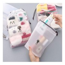 비닐복주머니 파우치 양말 여행 짐 봉투 다회용 일회용 속옷