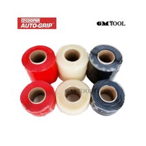 CFCOOPER 실리콘테이프 검정 빨강 투명 25mm 50mm 자기융착 다목적 다용도 배관 절연 이음새 테이프, 1개