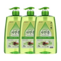 자연퐁 파워워시 주방세제 솔잎향 용기형 980ml x 3, 3개