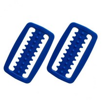 표준 5cm 웨빙 블루 용 2x2 조각 스쿠버 다이빙 웨이트 벨트 키퍼, 플라스틱