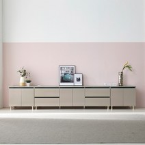 규수방 로즈마린 거실TV다이 무선충전 2단서랍 선반 거실장 티비다이, 블루그린