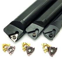 선반 밀링 바이트 snr0013m16 snr0014n16 snr0016q16 snr0020r16 snr0025s16 내부 나사 공구 홀더 + mmt 16er a60 나사 인서트, 홀더 없음, 16ir ag60 vp15tf