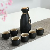 도쿠리 세트 사케 일본식 정종 이자카야 혼술 일식 다도 집들이 선물 도자기, B