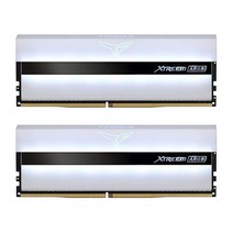 TEAMGROUP T-Force Xtreem ARGB 4000MHz CL18 16GB (2x8GB) PC4-32000 듀얼 채널 DDR4 DRAM 데스크탑 게이밍 메모리 램 (화이, 16GB (8GBx2)_White