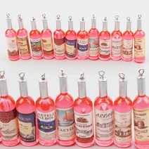 미니어처 샴페인 양주 술병 체리 랜덤 2개세트 공방 소품 납골당꾸미기 미니어쳐