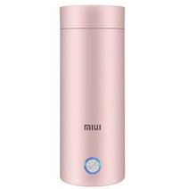 휴대용분유포트 여행용 접이식 전기 포트 휴대용 여행 차 주전자 한 컵 물 보일러 미니 자동 차단 개인 커피, 분홍색+AU