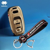 BMW키케이스 호환 ABS 도금 자동차 키 케이스 커버 셸 체인 아우디 a1 a3, Gold C