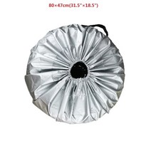 타이어보관1pcs 타이어 커버 케이스 자동차 실버 천으로 스페어 스토리지 가방 운반 휠 보호 4 시즌, 2L