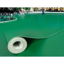 PVC 녹색 장판 공장 상업용 바닥 매트 방수 미끄럼 방지 작업장, 두꺼운1.2mm에메랄드그린-환경친화적