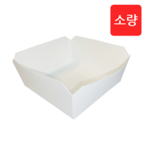 Take-out box 종이트레이 사각트레이 종이분리접시 분리칸, 100개입, 1세트