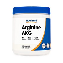 뉴트리코스트 아르기닌 AAKG 헬스 운동전 부스터 300g Nutricost Arginine AKG, 옵션1) 아르기닌 1개