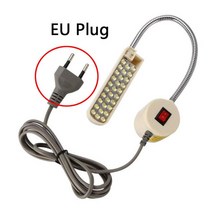 방폭등 LED 내압 산업용 휴대용 재봉틀 라이트 10/20/30LED 마그네틱 마운팅베이스 구즈넥 작업 램프 작업대 선반 드릴 프레스 포터블 미싱, [01] 10leds, [01] 220V EU Plug