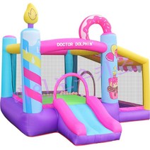 [레인보우키즈]에어바운스 실내 미끄럼틀 방방이//달콤한 케익//72002