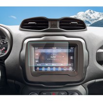 RUIYA 지프 레니게이드 BU 2019+ 네비게이션 강화유리 액정보호필름, 7인치-149*87MM