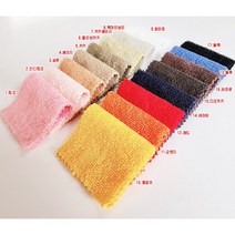 해피테리 양면타올지 워싱가공 COTTON 100% 17칼라, 16.브라운, 1개