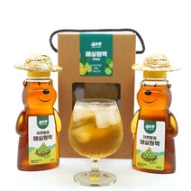 광양 매실액 임산부 매실액기스 매실청 선물세트 500ml x 2병, 2개