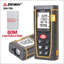 거리측정기 골프 캐디 레이저 거리 측정기 40M 범위 미니 디지털 SW-T4S, 04 SW-T80