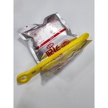 굿모닝 대형 카레 짜장 봉지 소스 짜개 파우치 짜개 레토르트 짜개, 1개, 노랑