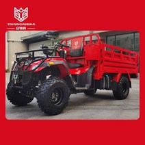 충전식 사륜 바이크 오토바이 산악 ATV Zhongqi Leopard 시사 륜구동 하위 변속 400cc 수냉식 농업 오프로드 농부의 차, [01] 2미터 컨테이너