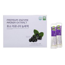 순수 효소 아로니아 농축액 HACCP 인증 국내산 무농약 10ml x 30포
