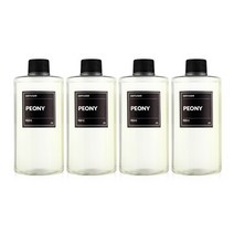 JSP디퓨저 2000ML(500ML 4개) 리필액, 피오니