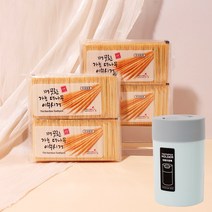 더웰빙 깨끗한 가는 대나무 이쑤시개, 4000개입+이쑤시개통
