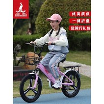 초등학생자전거 MTV자전거 초등 선물 자전거 접이식 어린이 고속 MTB 초등생, 22인치핑크(홀드브레이크+쇼크업소버)일체형휠