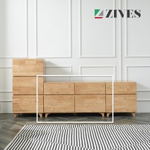 [지베스] 코나3 고무나무 원목 2단 1000 TV거실장, 오크색상
