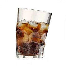 사케 화요 고량주 창조적 인 불규칙한 유리 내열 커피 컵 가정용 우유 컵 재미있는 야외, 큰 불규칙, 301-400ml