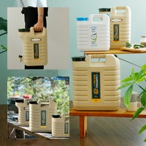 바이오탱크 코맥스 워터탱크 캠핑식수통 말통 20L 벨브형 12L 약수 카라반 물통 오수통, 20L밀리터리