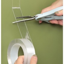 자국 안 남는 젤 양면테이프 자국 없는 초강력 겔 실리콘 투명 양면테이프 두께 2mm 너비 30mm 길이 3m, 1개