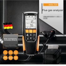 이산화탄소측정기 공기질 미세먼지 오리지널 Testo 310 연소 가스 분석기 0 4000 Ppm O2 CO CO2 백라이트 열전대 롱 프로브 세트 핸드 헬드
